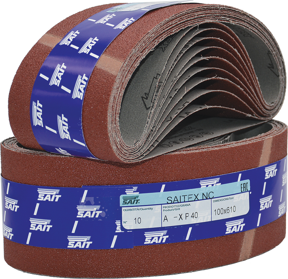 Bandes courtes toile 100 x 610 P-