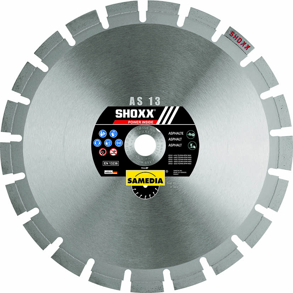DISQUE DIAMANTÉ SHOXX Hauteur de Segment 13 mm