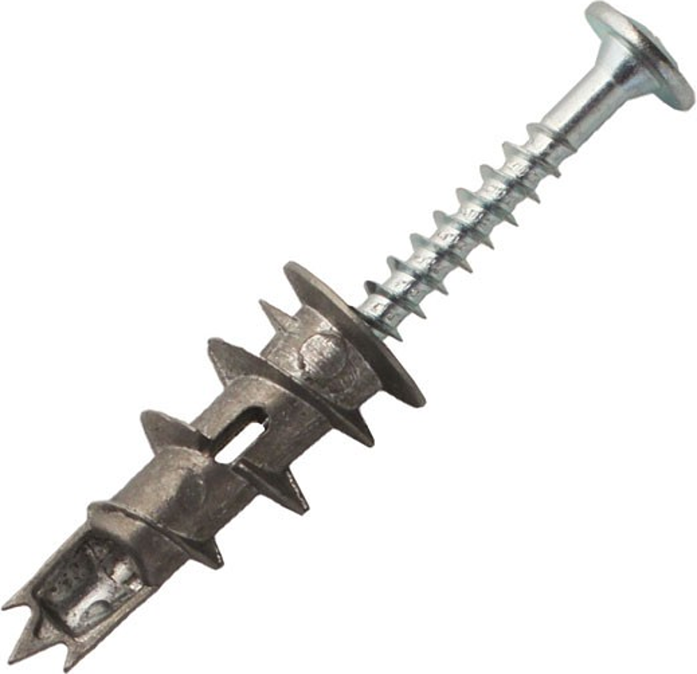 cheville autoperceuse plâtre - zamak - vis TR