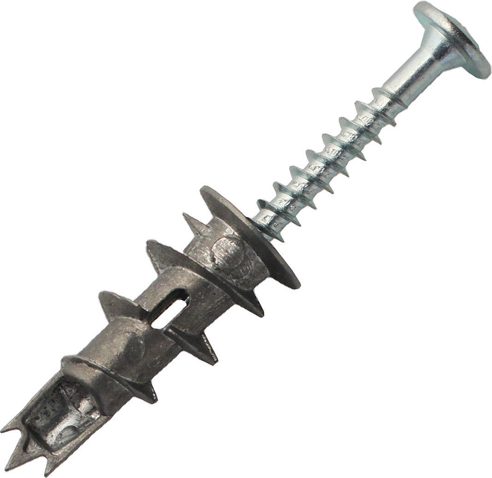 cheville autoperceuse plâtre - zamak - vis TR