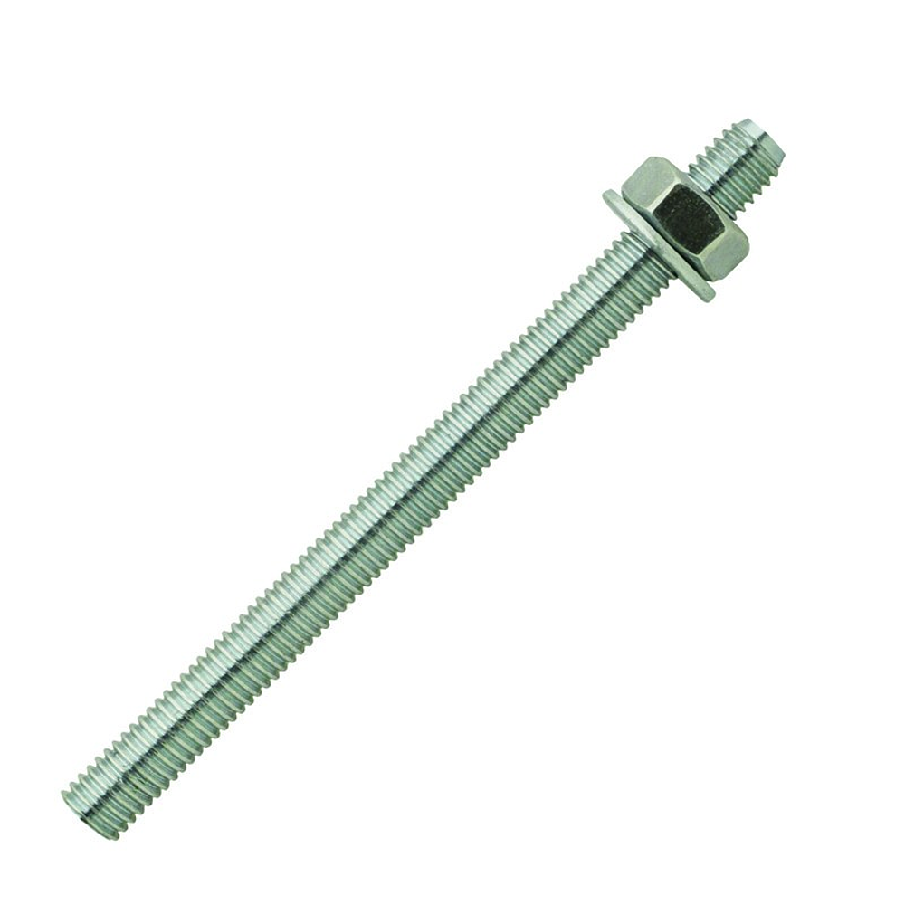 TIGE FILETEE STANDARD AVEC ECROU ET RONDELLE ACIER M16X200