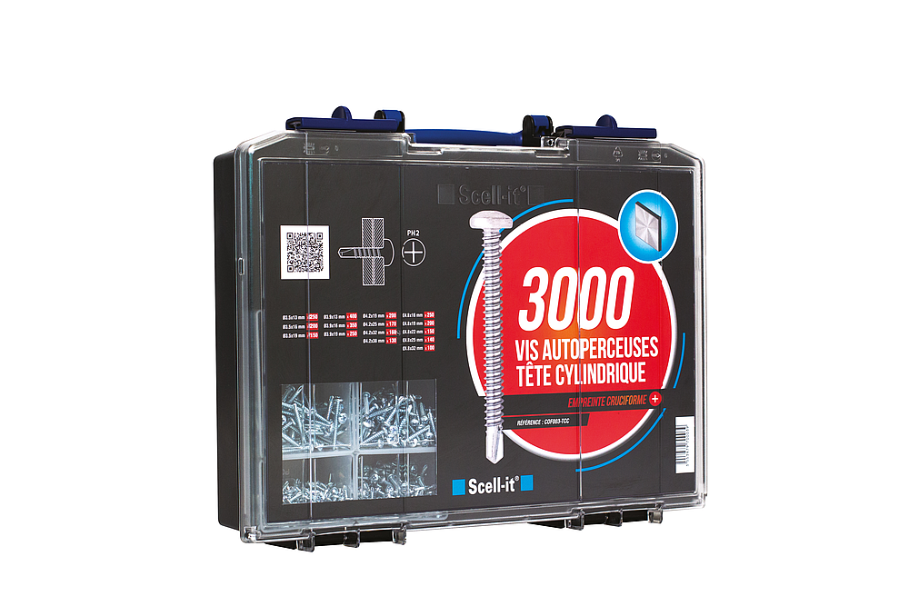Coffret 3000 vis autoperceuses