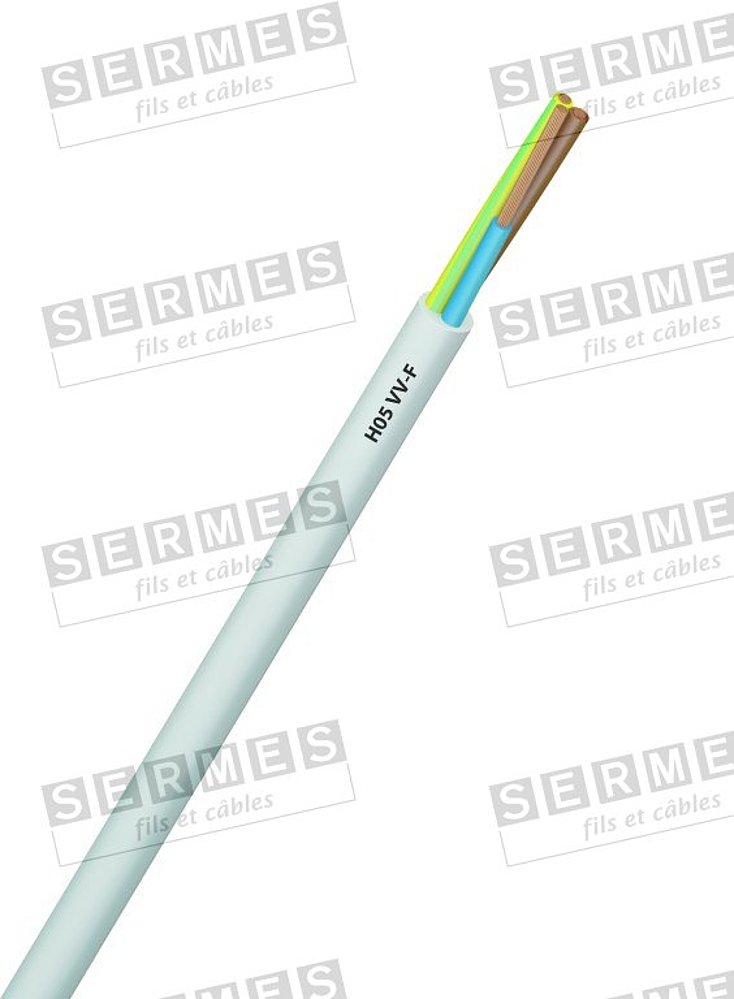 H05VVF 3G2,5 GRIS *C50*