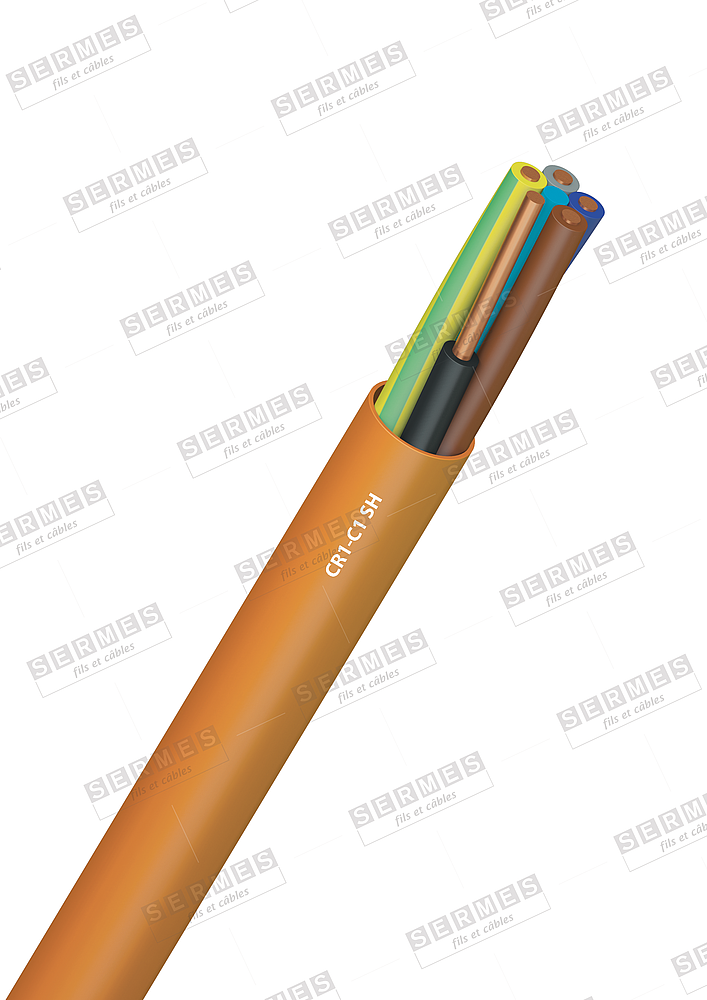 CAB FEU 3G2,5  CAB SECURITE FEU    *COUPE* CR1