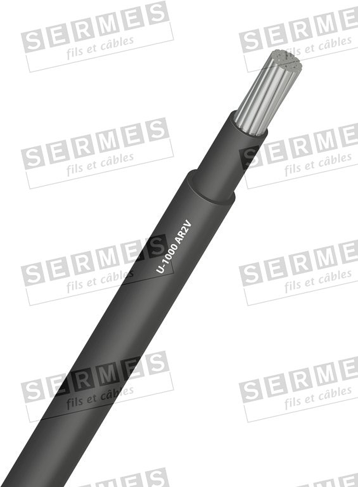 AR2V 4G35  ALU AVEC VERT JAUNE *COUPE*