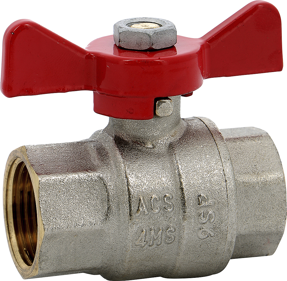 Vanne Laiton – Femelle/Femelle manette papillon (525)