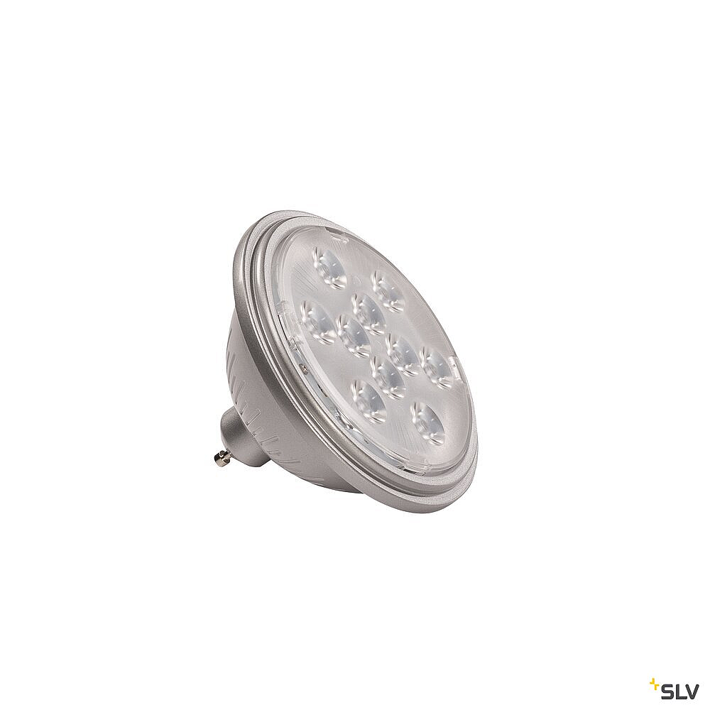 LED QPAR111 GU10, gris, 2700K