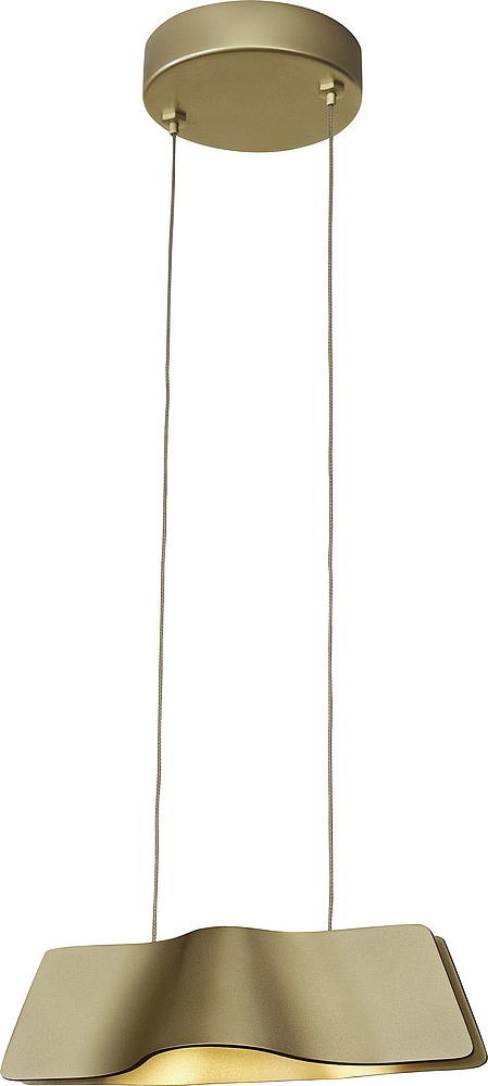 WAVE PENDANT susp. laiton 8,6W