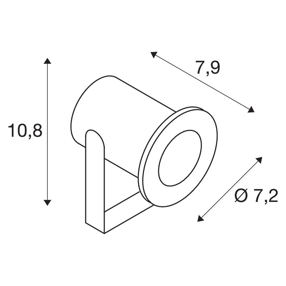 DASAR PROJECTOR, LED, 7W, 3000