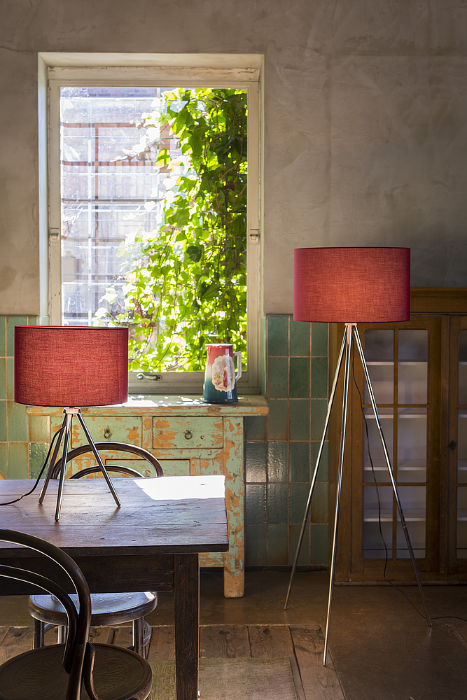 FENDA pied de lampe chrome 40W