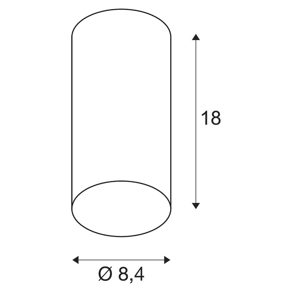 ANELA LED noir LED 10W 3000K