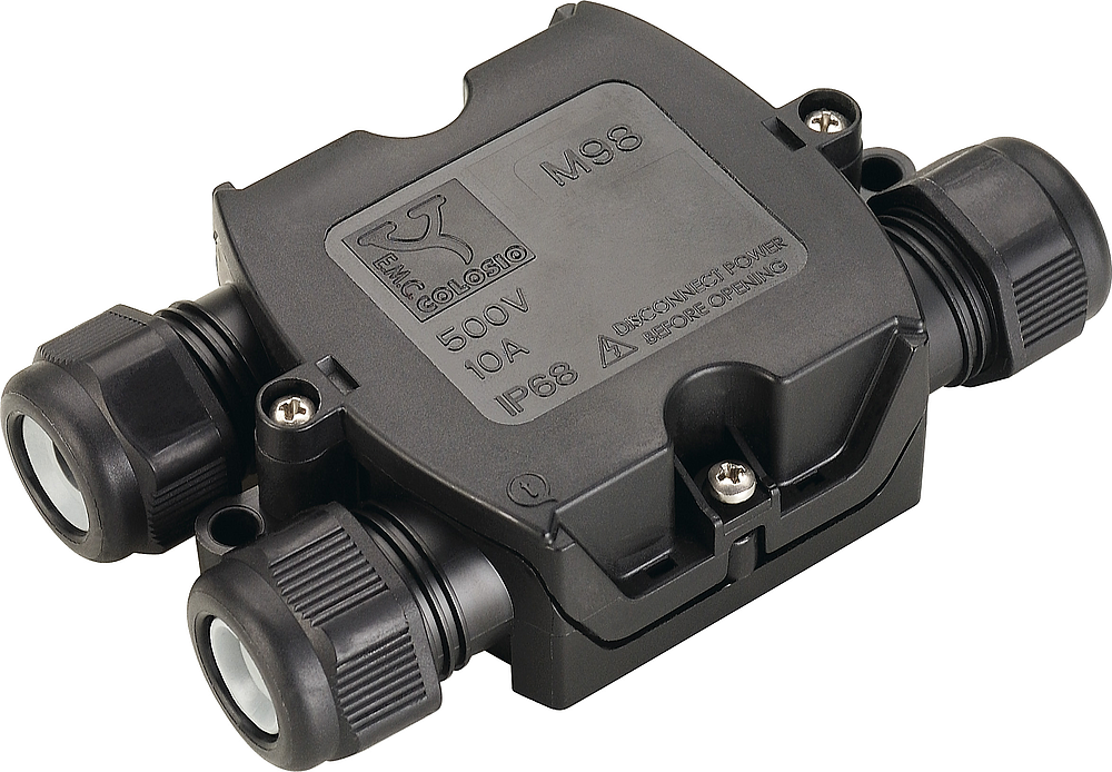 Boîte de connexion IP68 3pôles