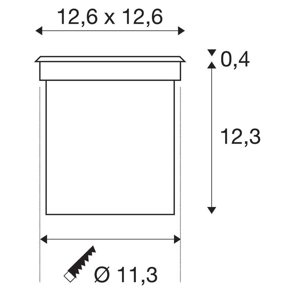 ROCCI CARRE 6W LED