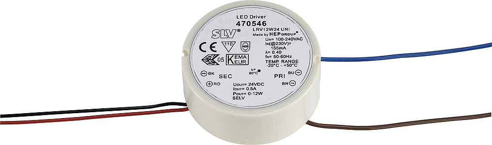 ALIMENTATION LED, 12W, 24V