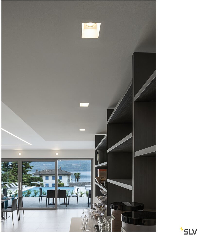 PLASTRA GU10 carré plâtre 35W