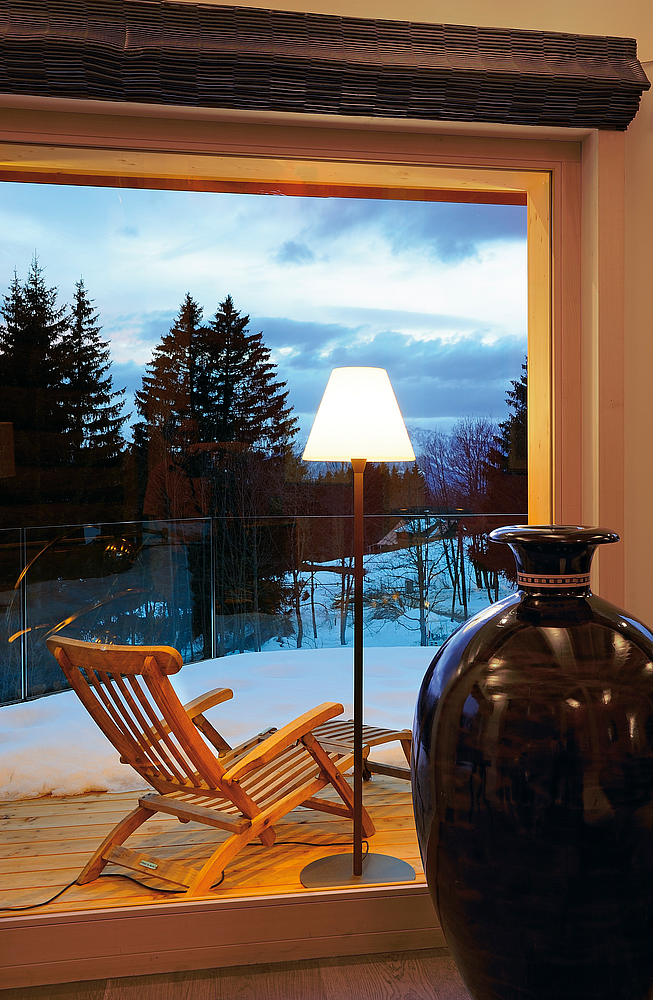 ADEGAN, anthracite/blanc, E27