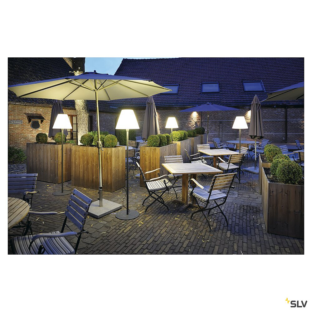 ADEGAN, anthracite/blanc, E27