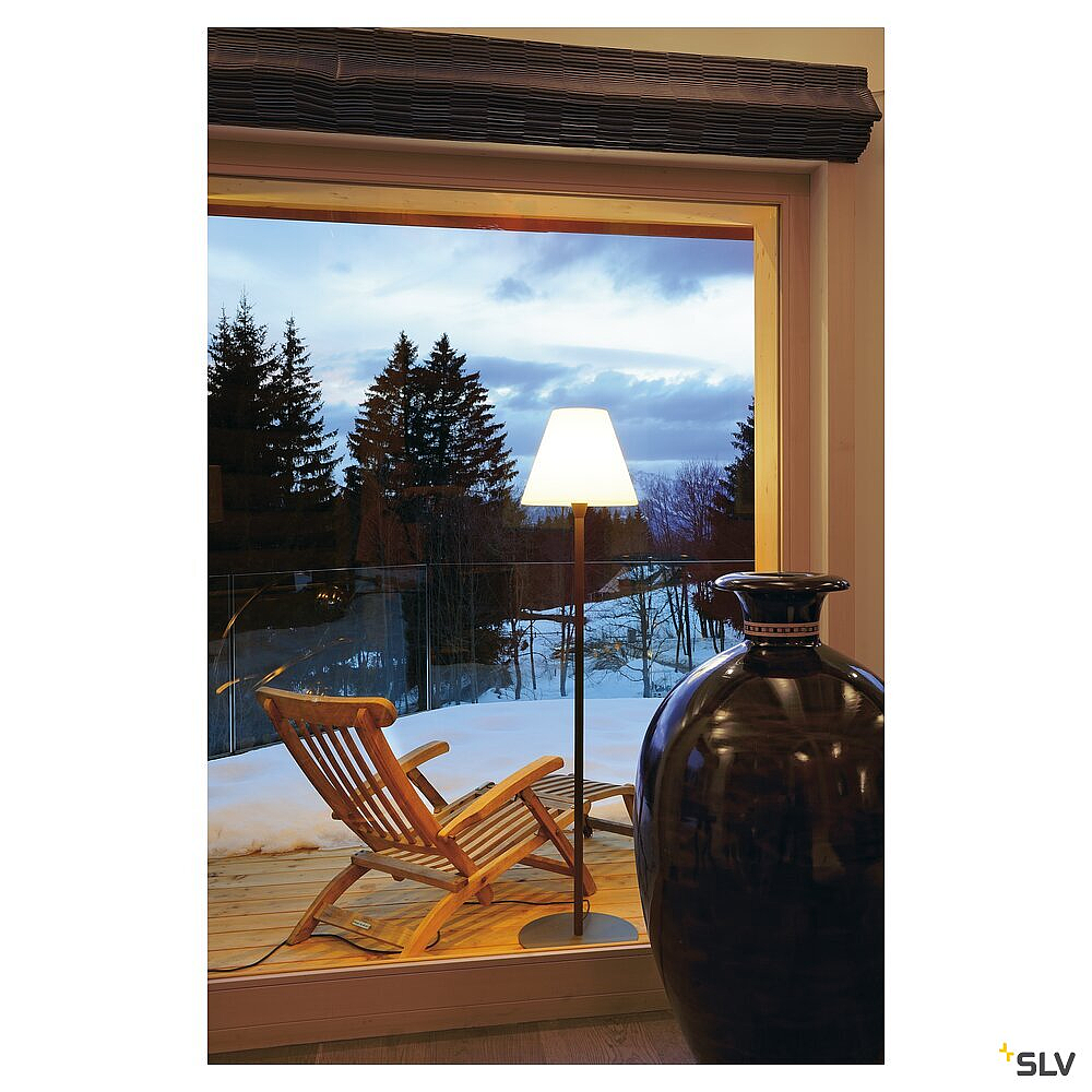 ADEGAN, anthracite/blanc, E27