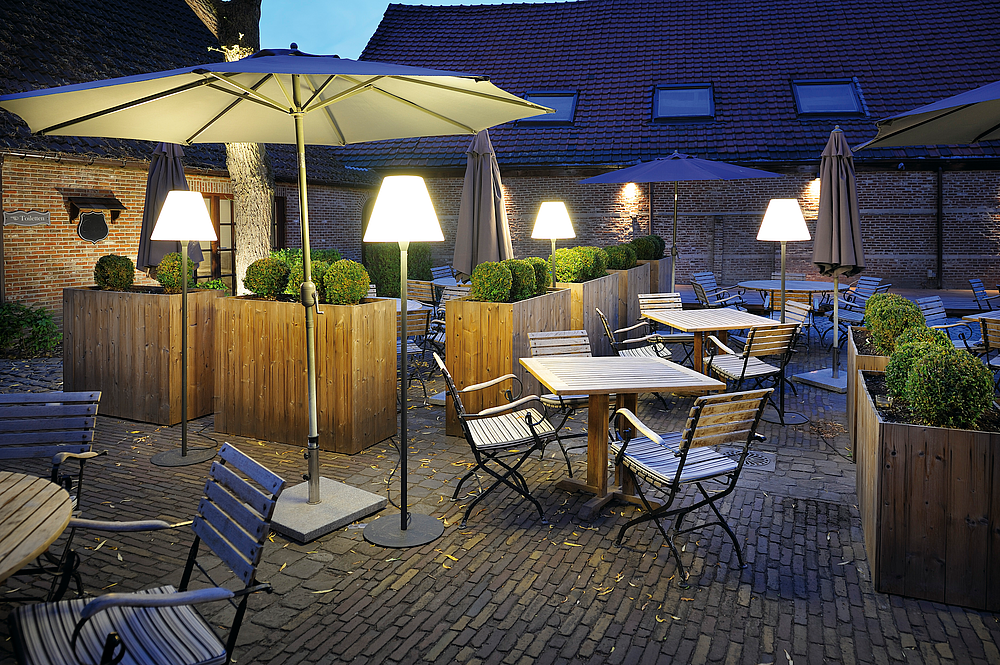 ADEGAN, anthracite/blanc, E27