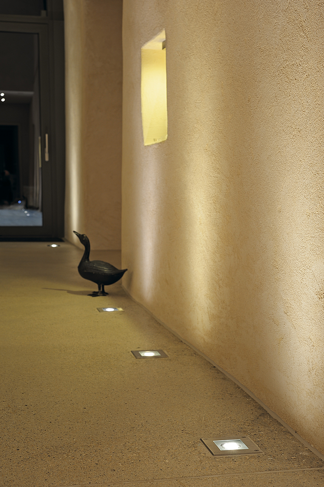 DASAR CARRE GU10, inox 304