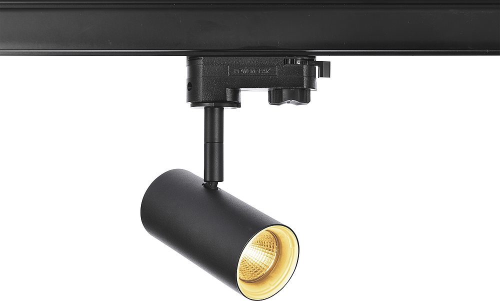 NOBLO spot rond, noir, LED 7,5