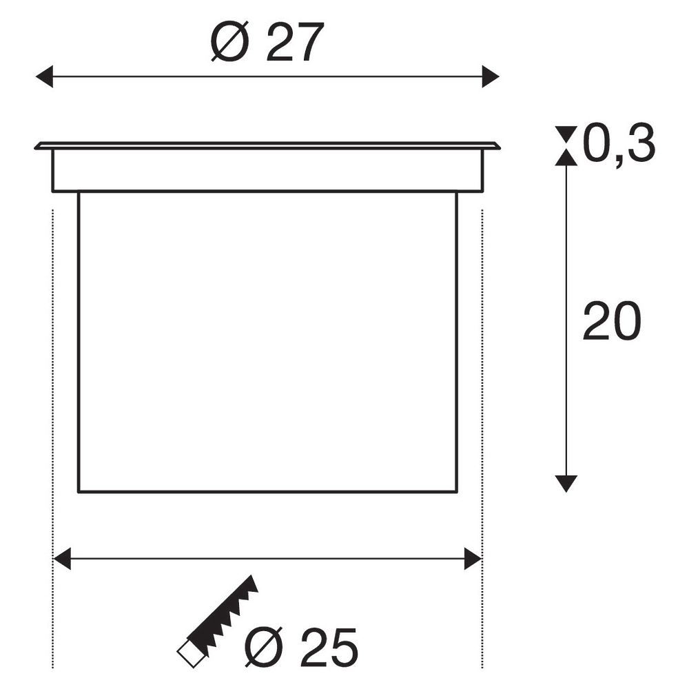 DASAR® 270, encastré de sol ex