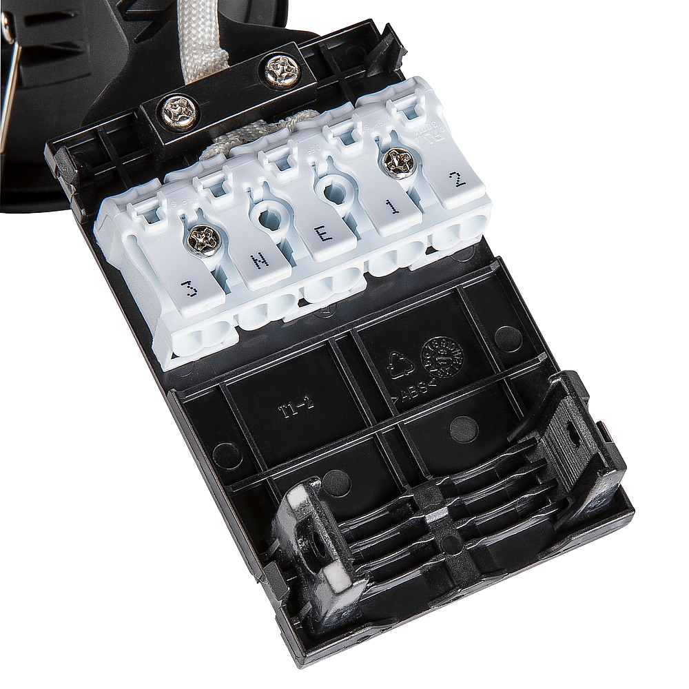 EASY-INSTALL QPAR51 rond noir
