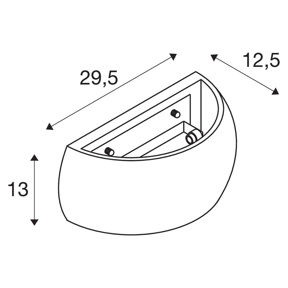 PLASTRA app incurvé bl