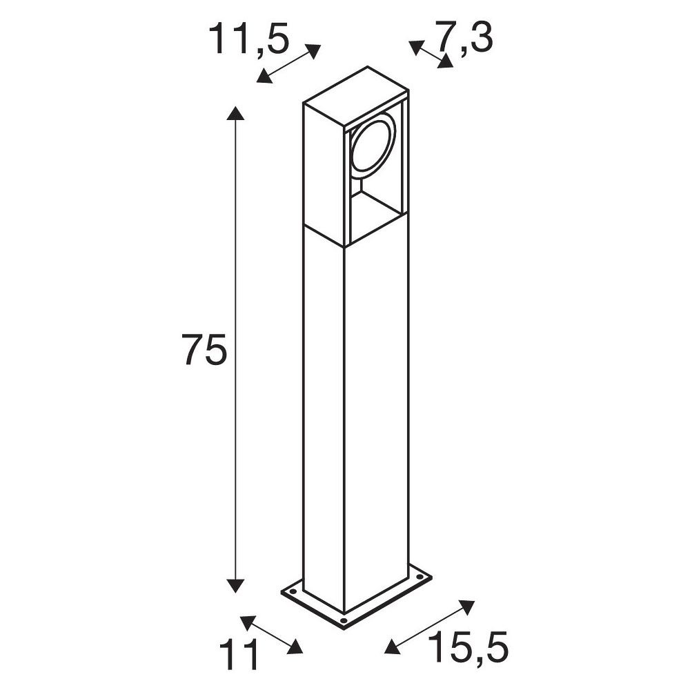 ESKINA FRAME 75 borne simp ant