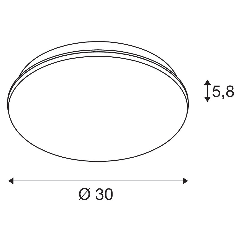 SIMA app rond bl 3000K