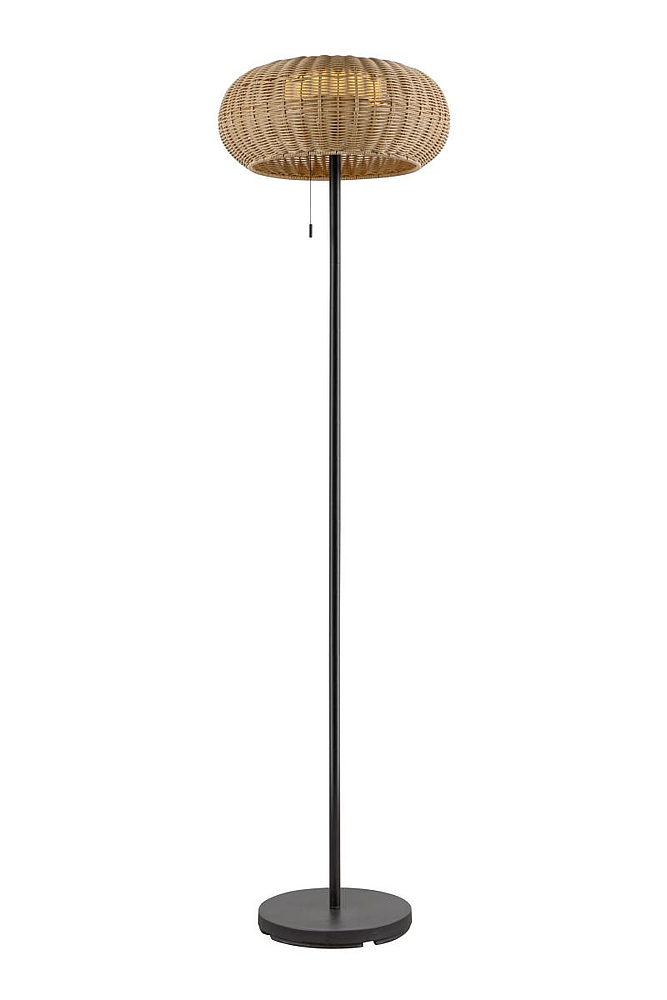 ADEGAN lampadaire solaire 2200K marron