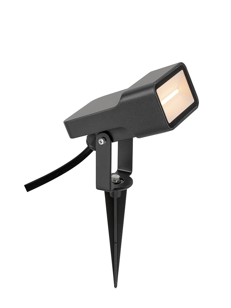 SYNA WIDE, spot piquet, LED, 2200K, noir