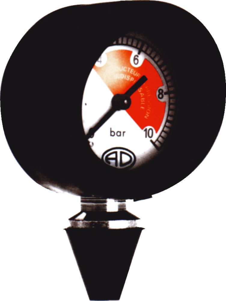 MANOMETRE DE CONTROLE    212AD    PRESSION EAU   PRESSADE   ORIFICE  8-20MM / 0-10B