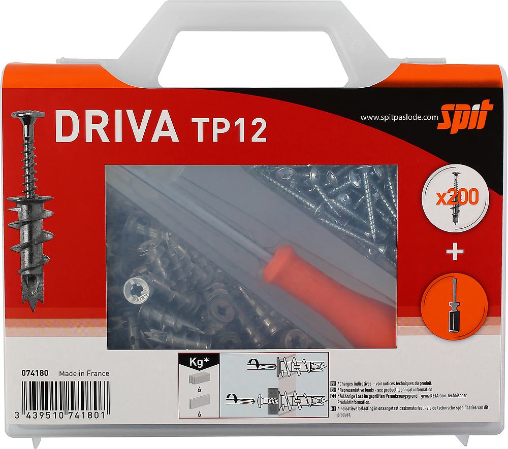 DRIVA TP12 COFFRET/200