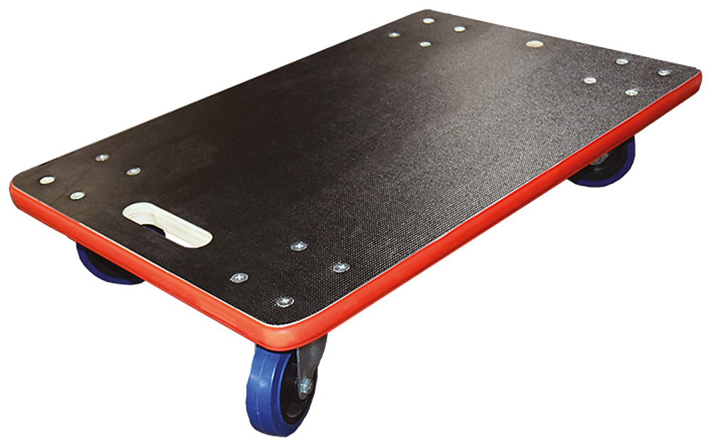 PLATEAU 450 KG EPAISSEUR 27 MM CAOUTCHOUC