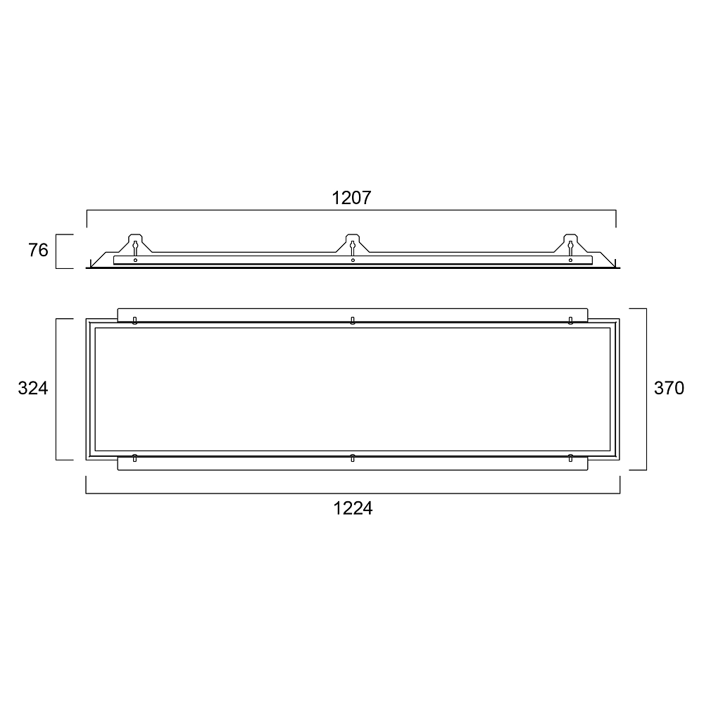 Kit brancard 1200x300