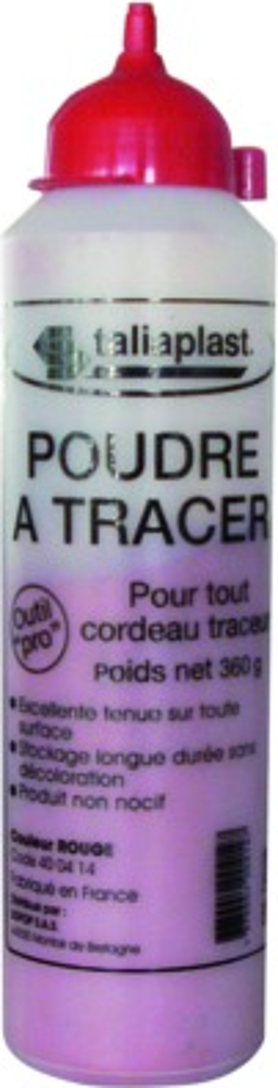 POUDRE A TRACER ROUGE 360 G