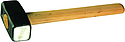 MASSETTE A ANGLES ABATTUS 1,200KG MANCHE BOIS