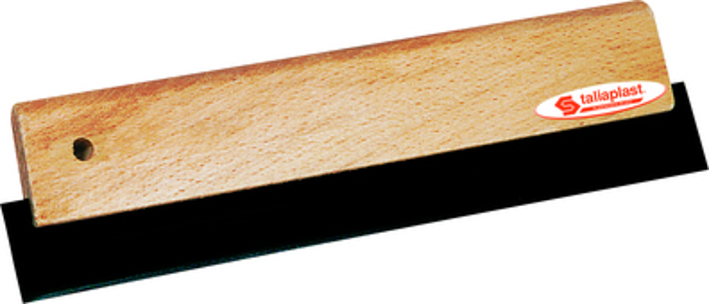 RACLETTE BOIS CAOUTCHOUC 30CM