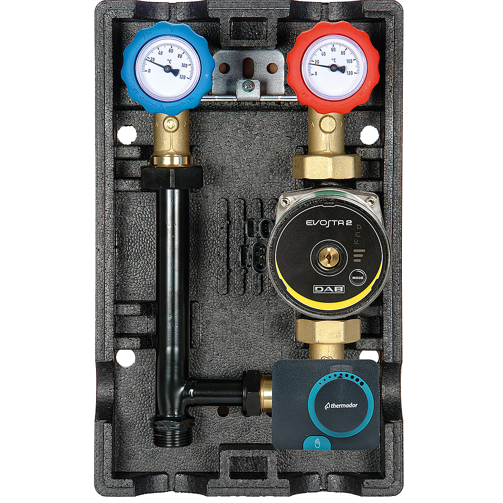 Groupe DN25 + Circulateur DAB + SM230S servomoteur 3 pts 230V