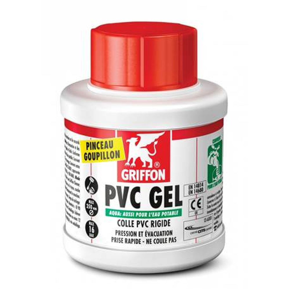 COLLE AVEC PINCEAU GOUPILLON