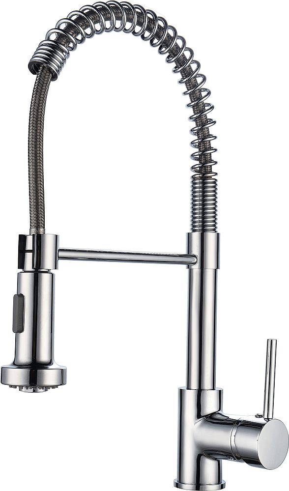 Mitigeur évier avec bec flexible et douchette 2J - type pro