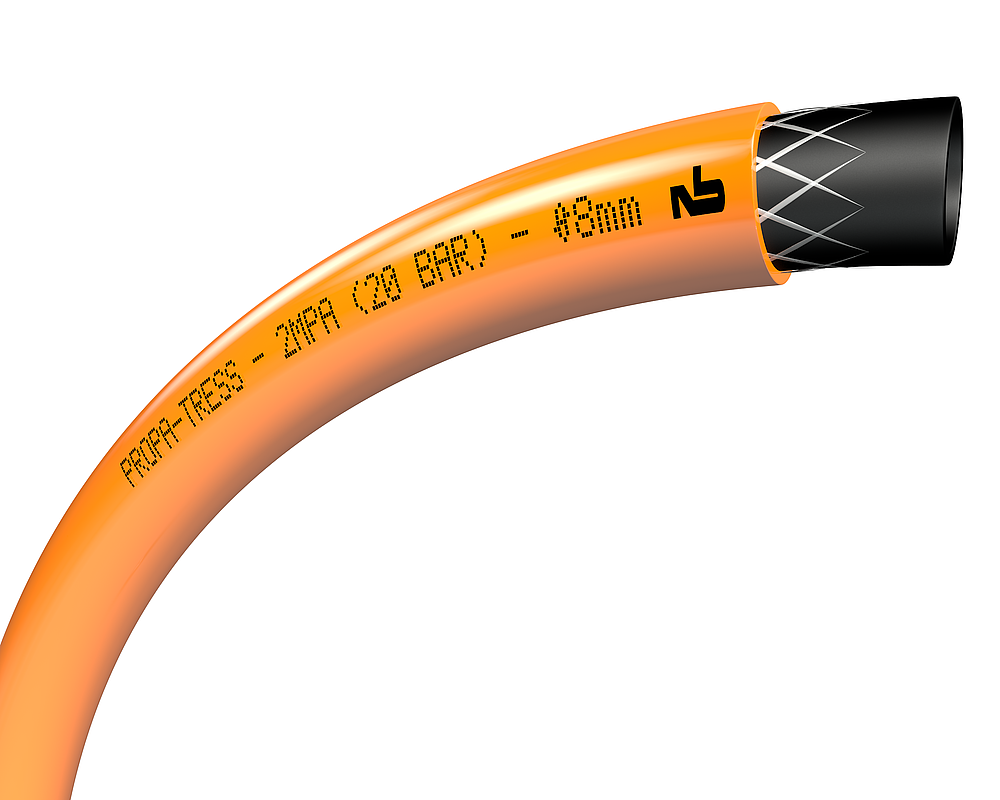 TUYAU SOUDURE PROPANE   6MM   ORANGE   ISO3821