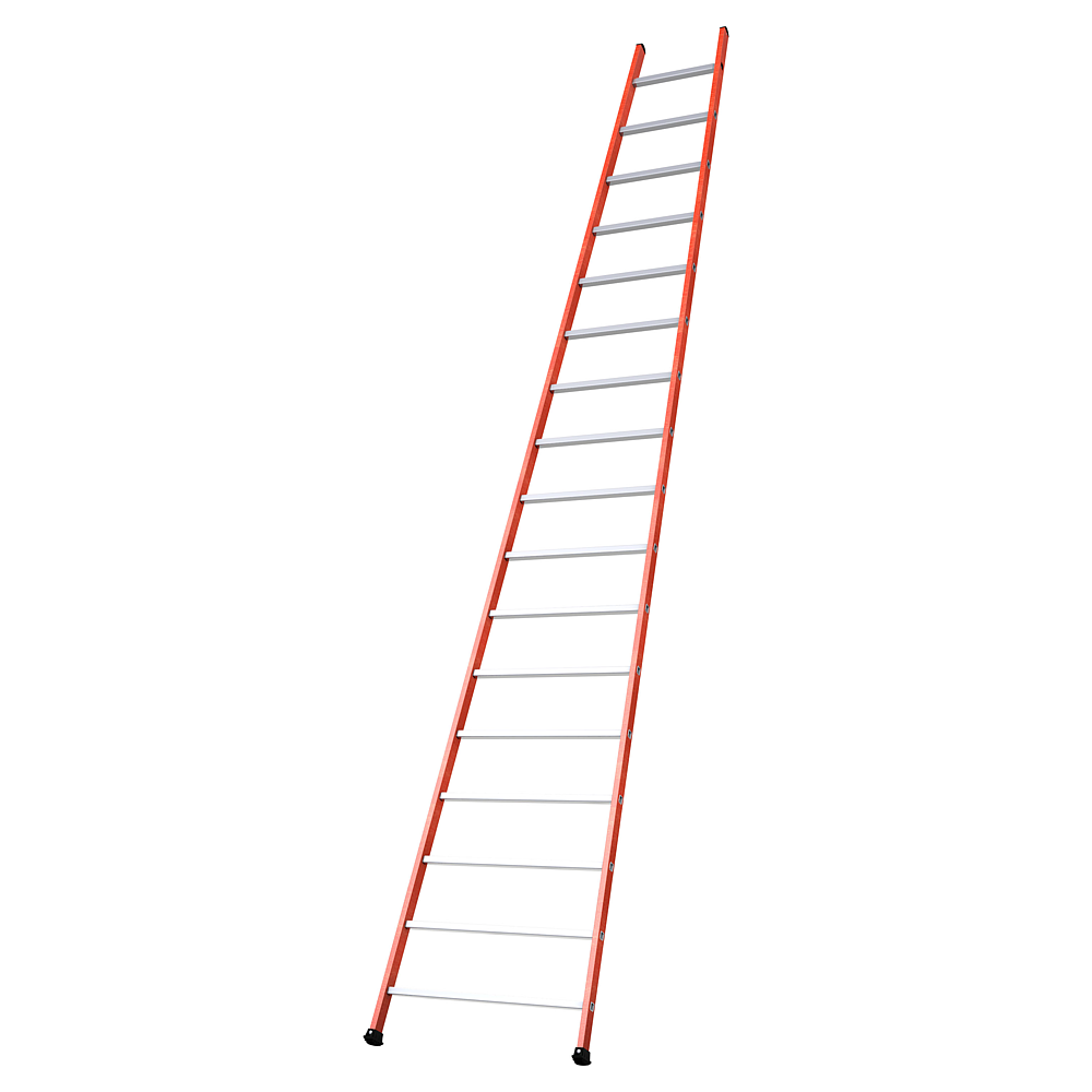 Echelle SIMPLE ÉVASÉE MIXTE ACIER ALU - Vignette 3