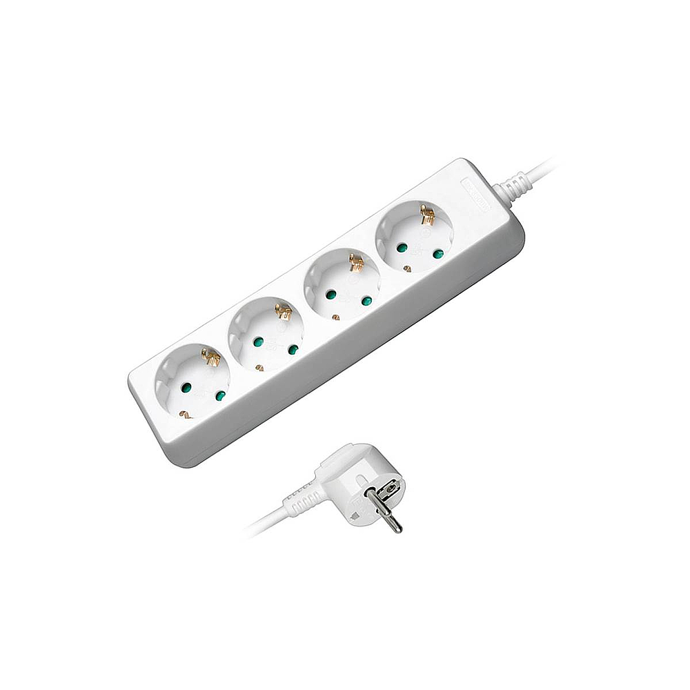 BLOC 4 PRISES CABLE 1.50M