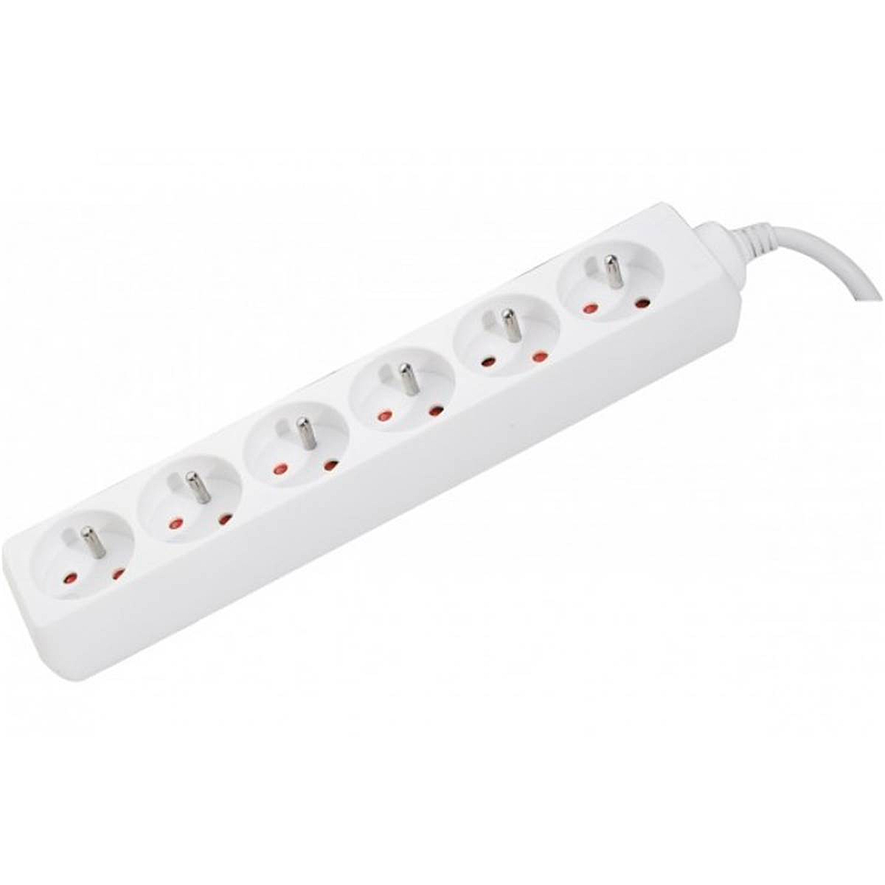 BLOC 6 PRISES CABLE 1.50M