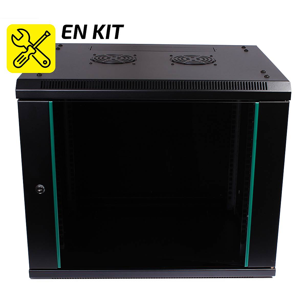 COFFRET A MONTER 12U P600 NOIR