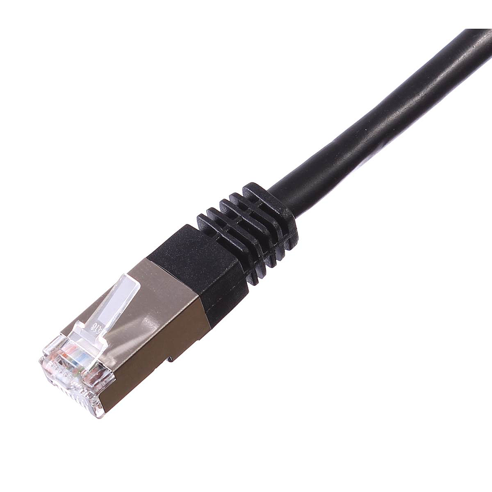 CORD RJ CAT6A SFTP ZH NOIR 0,5