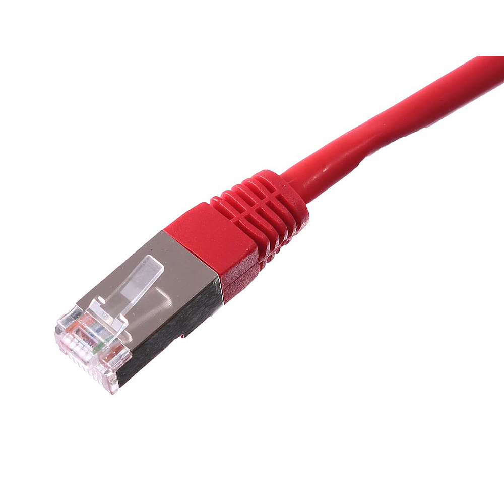 CORD RJ CAT6A SFTP ZH ROUGE 3M