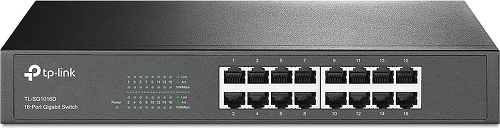 SWITCH 16 PORTS GIGABIT
